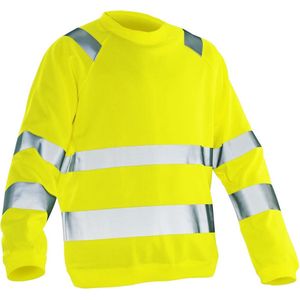 Jobman 1150 Hi-Vis Sweatshirt 65NO115065 - Geel - XL