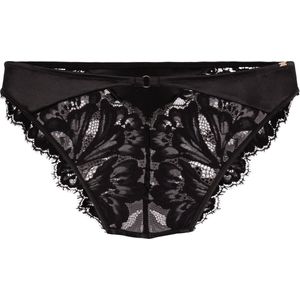 Hunkemöller - Brazilian Grace - Hoog Uitgesneden Lingerie - Zwart