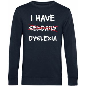 7431 - Sweater - Dyslexia-Blue Navy-XS