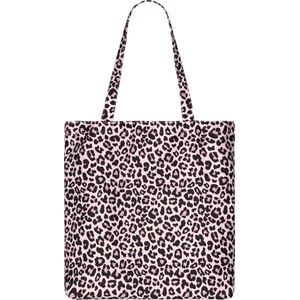 Shopper Canvas - Luipaard - Luipaardprint Pink - Yehwang - shopper - wasbaar