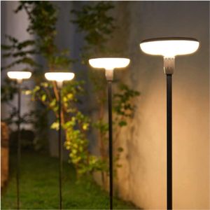 Zonnelampen Voor Buiten 4 Stuks – Warmwit Licht – 1000mAh Batterij – Extra Heldere Tuinverlichting 34 Lumen – IP65 Waterdicht – Solarlampen Voor Tuin – Terras – Gazon – Energieklasse A+++