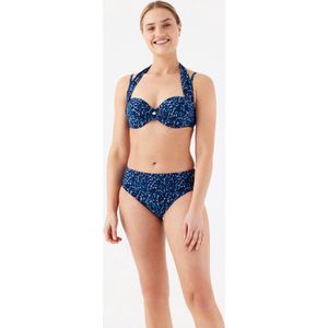 TC WOW multiway bikinitop navy leopard voor Dames - Maat 36F - 70F