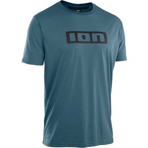 Ion Logo Enduro-trui Met Korte Mouwen Blauw M Man