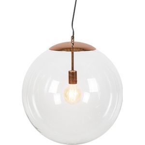 QAZQA ball - Moderne Hanglamp - 1 lichts - Ø 500 mm - Koper - Woonkamer | Slaapkamer | Keuken