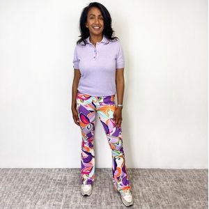 Flared Legging - Musa - Paars - Maat M