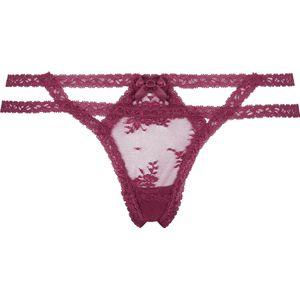 Hunkemöller Dames Lingerie String Irina - Rood - maat L