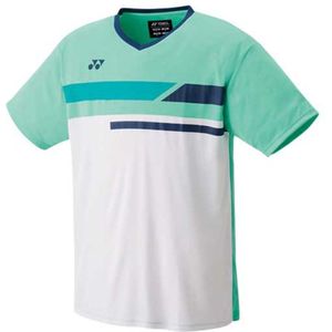Yonex Team Korte Mouw Poloshirt Groen,Wit 140 cm Jongens