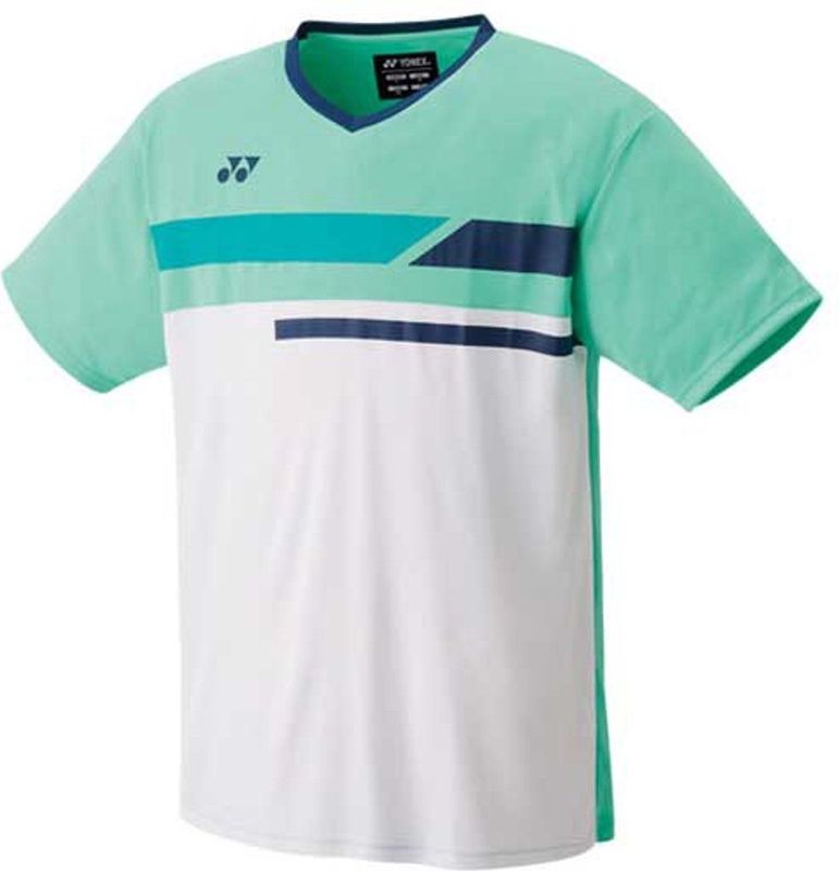 Yonex Team Korte Mouw Poloshirt Groen,Wit 140 cm Jongens