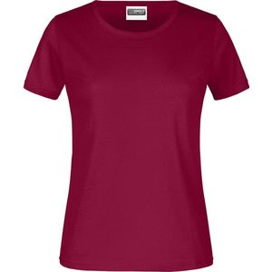James And Nicholson Dames/dames Basic T-Shirt (Wijn)
