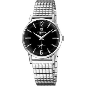 Festina F20256-4 Vintage - Horloge - Staal - Zilverkleurig - Ø 29 mm