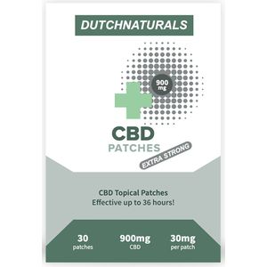 CBD pleisters STRONG 30 stuks - 30mg CBD per pleister - Dutch Naturals