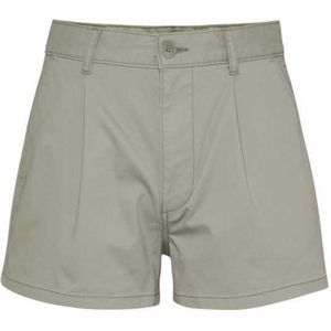 Tommy Jeans Pleated Korte Broek Beige 30 Vrouw