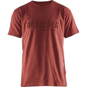 Blaklader T-shirt 3D 3531-1042 - Gebrand rood - 4XL
