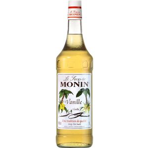 Monin Vanille Koffie Siroop Fles 1l