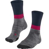 FALKE TK2 Wandelsokken anti blaren, medium padding merinowol sportsokken dames blauw - Maat 35-36