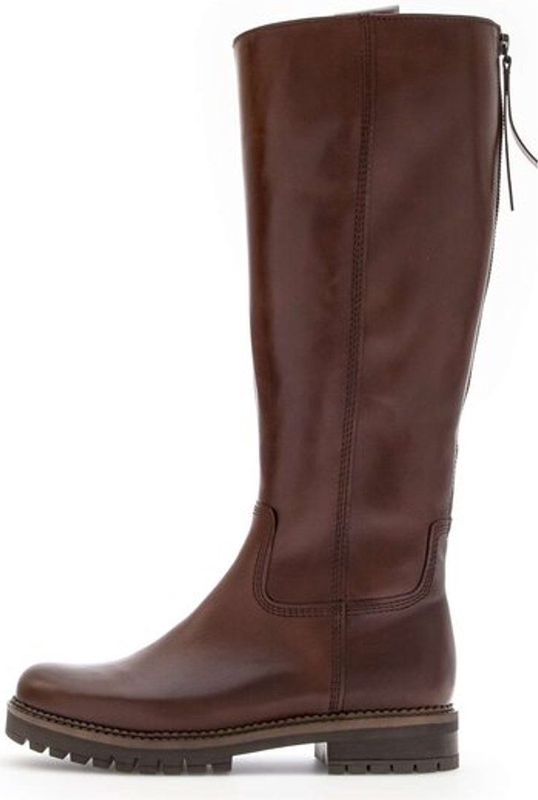 Gabor - Klassieke Laarzen - Zadel - Comfortabele Extra Breedte (H) - Gevoerd - Ritssluiting