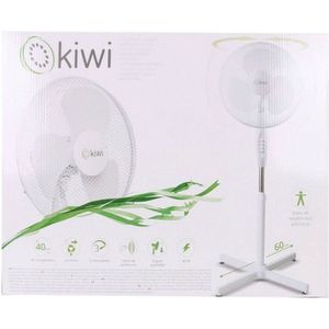 Staande ventilator Kiwi Wit 45 W (Ø 40 cm)