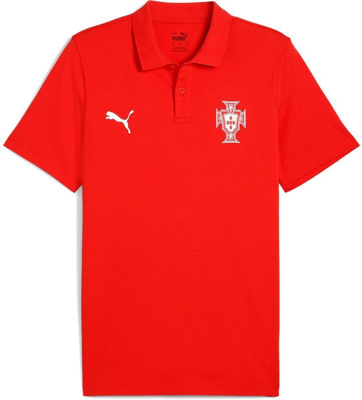 Puma Portugal Football Essentials Poloshirt Rood S Man
