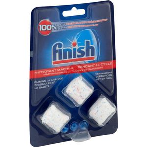 Finish Vaatwas Machinereiniger - 3 stuks - Voordeelverpakking 24 stuks