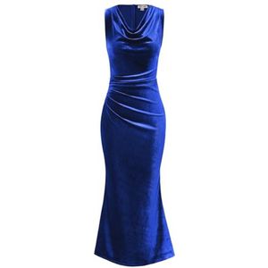 Lange Mouwloze Avondjurk voor Dames - Elegante Wikkeljurk voor Bruiloft en Party