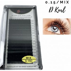 Guardian Beauty Prime Silk Lashes Mix 0.15 D-krul | Wimpers Extensions | Eyelashes | Wimpers |  Wimperextensions