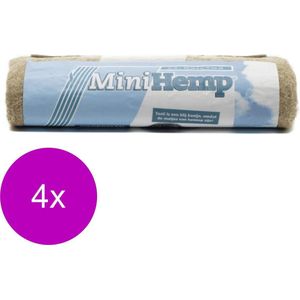 Hempflax Mini Hemp Soft Matras - Bodembedekking - 4 x 40x100 cm