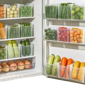 Famanu Koelkast Organizer Set 6 stuks Koelkast Deur Opbergdoos Koelkast Dozen voor Koelkast Kast Pantry Snacks Blikjes Keuken, BPA Gratis