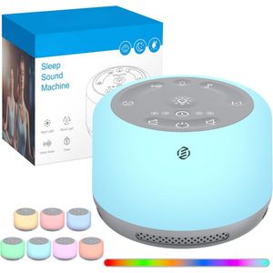 Equivera White Noise Machine - Volwassenen - Baby´s - Slaaphulp - Witte Ruis Machine - Slaaptrainer