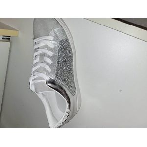 Lesara sneakers met glitter - zilver - Sneakers kopen? beslist.nl dé  laagste prijs