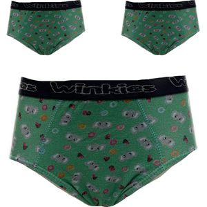 Embrator jongens Onderbroeken 3-stuks overall print maat 104/110