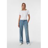 comma - Jeans - Hoog Taille - Wijd - Met Unieke Print