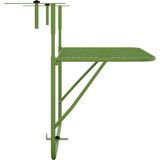 VidaXL-Balkontafel-60x40-cm-staal-groen