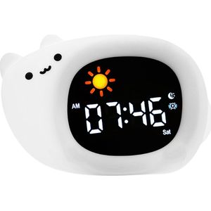 Slaaptrainer - Wekker Kinderen - Nachtlamp - Oplaadbaar - Whitenoise