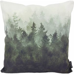 Pinetrees / Dennenbomen Kussenhoes | Katoen/Polyester | 45 x 45 cm