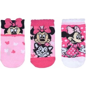 Minnie Mouse - baby sokken Disney Minnie Mouse - 3 paar - maat 6-12 maanden