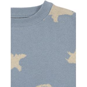 Sweater dinosauriërs KONGES SLOJD grijs