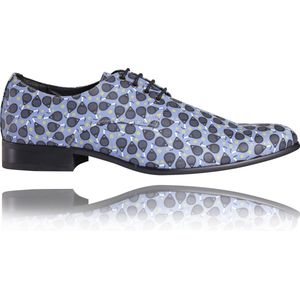 Bandeja - Maat 45 - Lureaux - Kleurrijke Schoenen Voor Heren - Veterschoenen Met Print