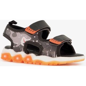 Blue Box sandalen haai met lichtjes zwart - Maat 22