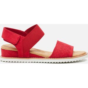 Skechers Bobs Desert Kiss sandalen rood - Maat 40