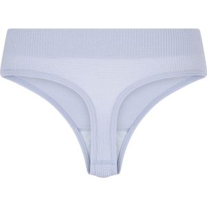 Hunkemöller Dames Lingerie Hoog uitgesneden string Dianne - Blauw - maat XS
