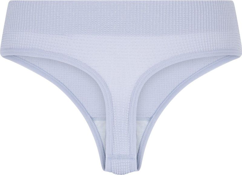Hunkemöller Dames Lingerie Hoog uitgesneden string Dianne - Blauw - maat XS
