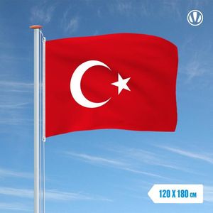 Vlag Turkije 120x180cm