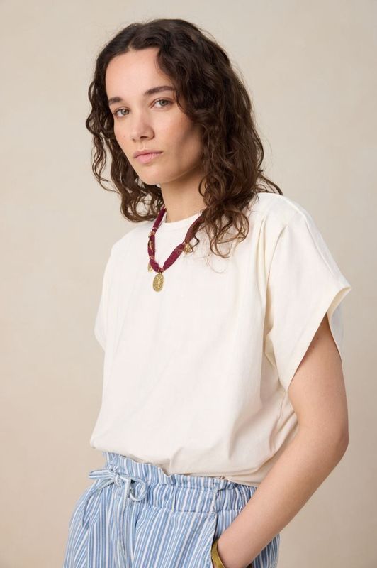 Sissy-Boy - Wit boxy t-shirt