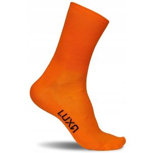 Luxa Classic Orange Fietssokken S/M - Ademend & Sneldrogend