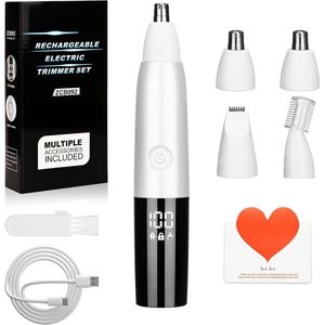 Neustrimmer - Oortrimmer - Neushaar trimmer - Neus tondeuse - Gezichtsverzorging - Mannen - Dames - Elektrisch - Grooming