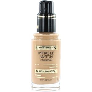 Max Factor Miracle Match Shade Matching Liquid Foundation - 077 Soft Honey