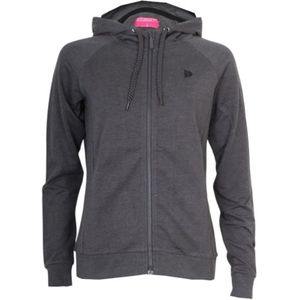 Donnay - Stretch Vest met capuchon (Jale) - Sportvest - Dames - Charcoal-marl (037) - maat S