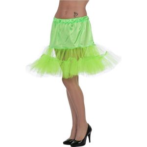 Petticoat neon groen lang Maat 38