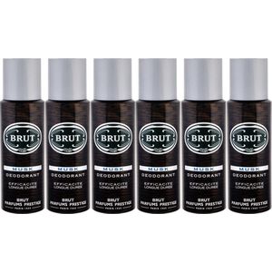 Brut - Musk - Deodorant - 200 ml - Voordeelverpakking 6 stuks