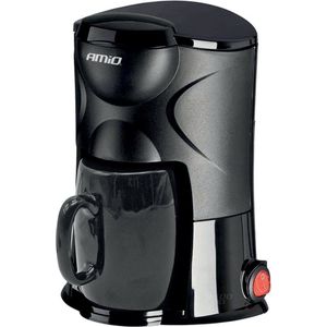 AMiO Koffiezetapparaat Auto Koffiezetter met Mok (24v/250w) Zwart met Contraplug